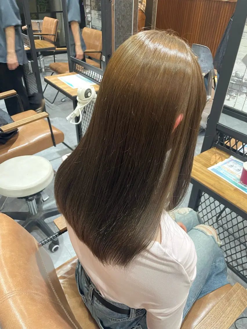 セミロング ヘアカラー SHIAN八王子店 🍼りおのヘアスタイル