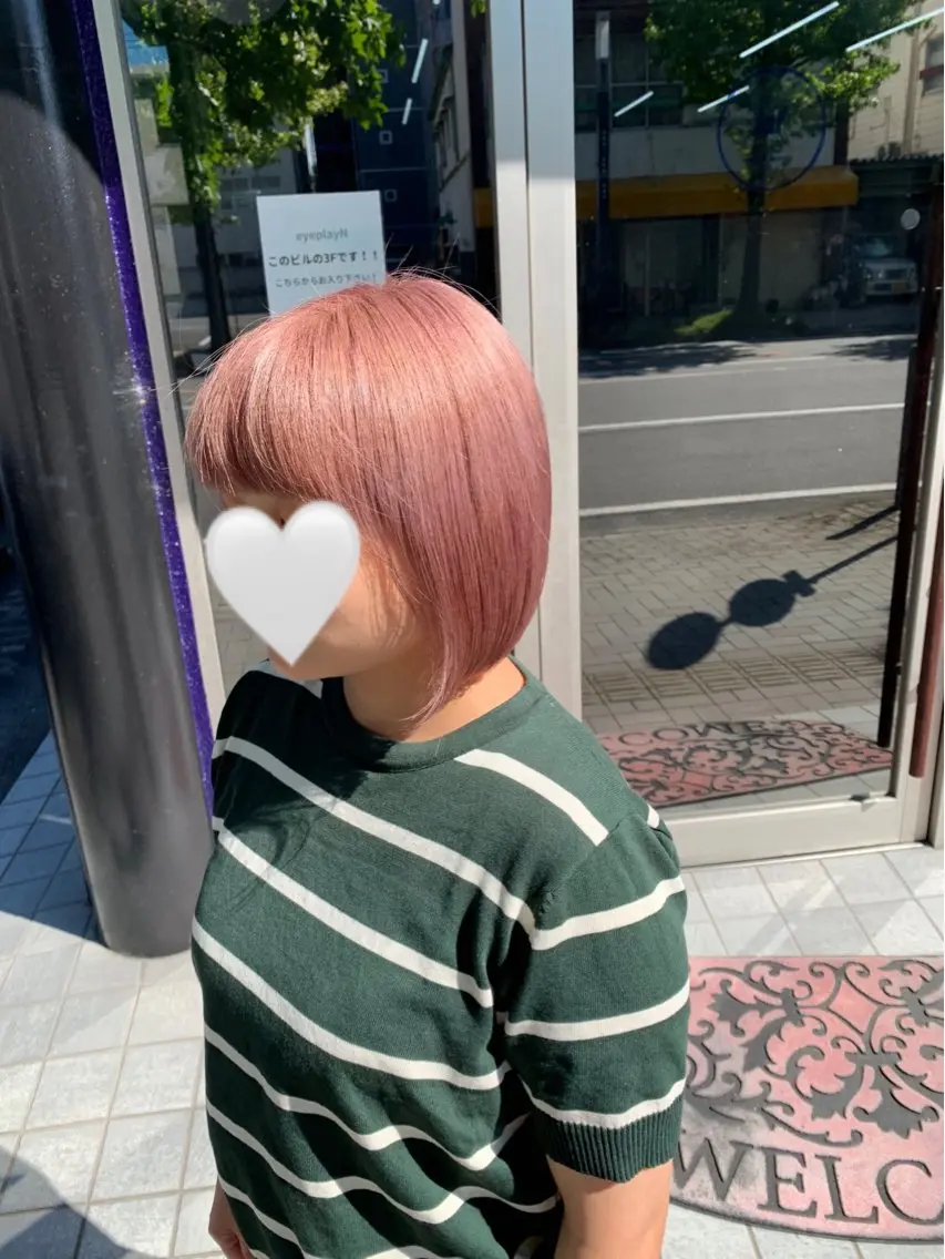 ショート カラー ヘアカラー トリートメント 坂井 水菜美のヘアスタイル