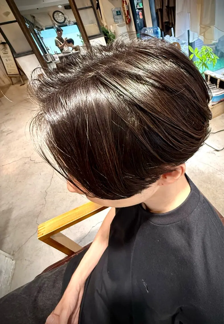 ショート パーマ メンズ Calenda/ パーソナル美髪サロンのヘアスタイル