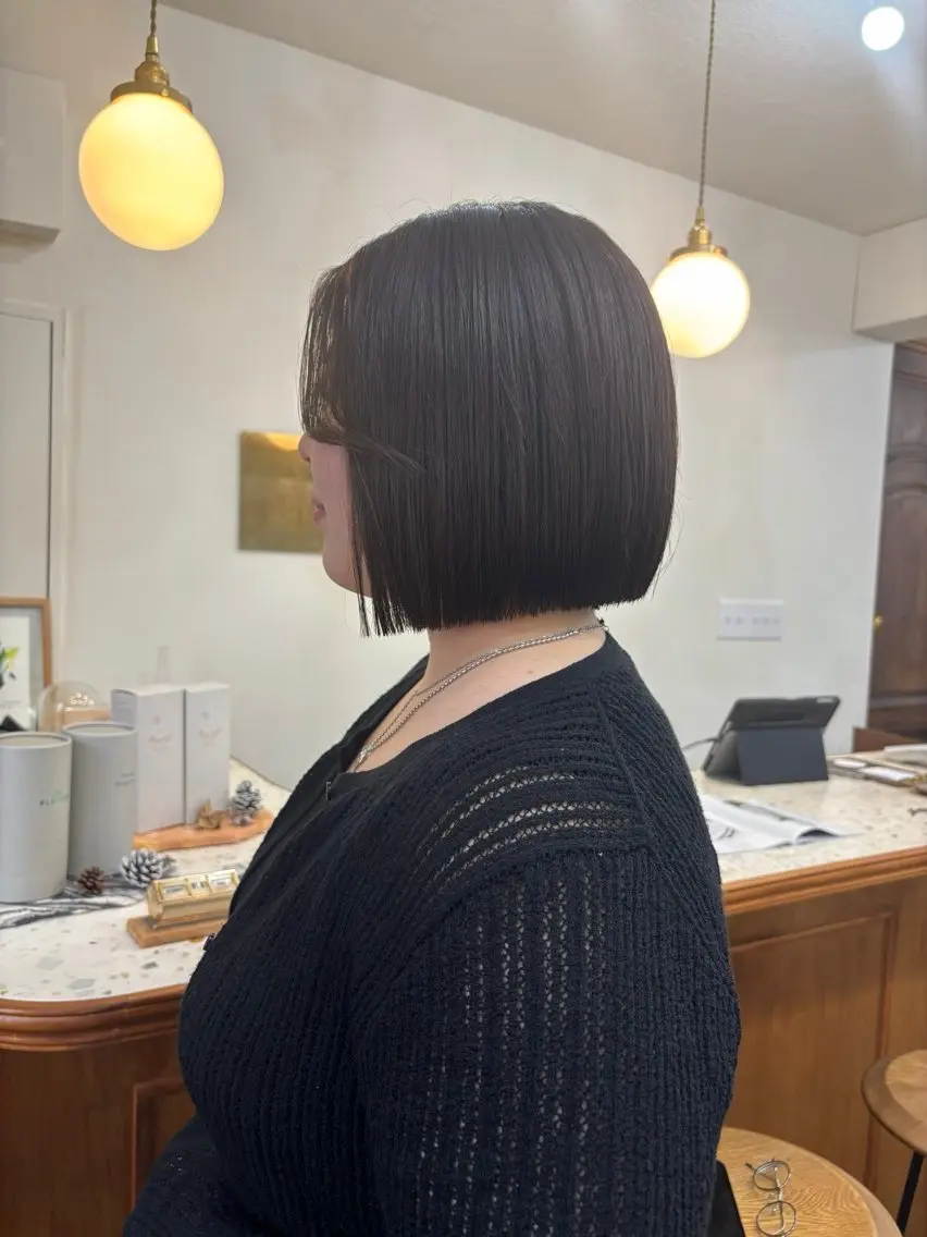 ショート ボブ 縮毛矯正 カット 縮毛矯正 ayano🫧 《CIEN》のヘアスタイル