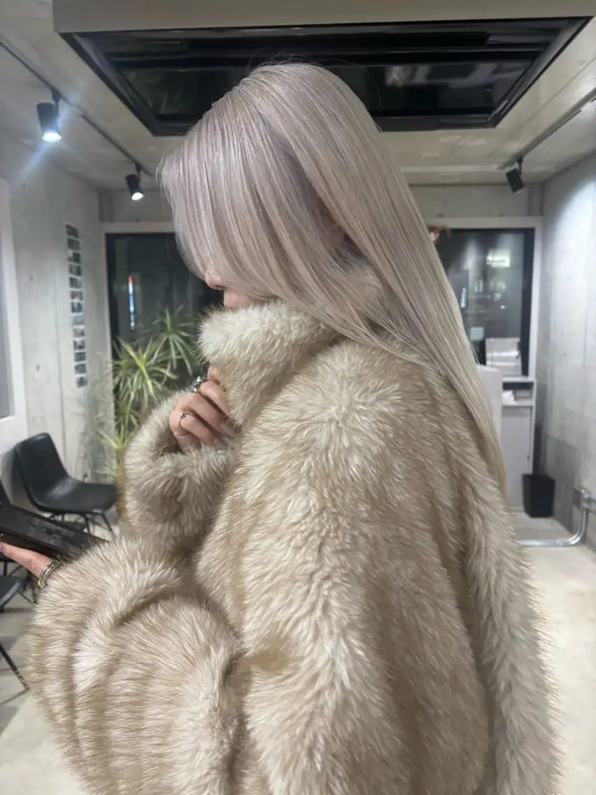 ロング カラー デザインカラー みさのヘアスタイル