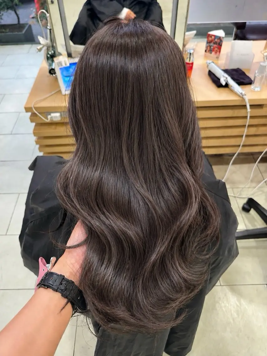 ミディアム カラー カット ヘアカラー レディースカット /カラー🎀おぐりンのヘアスタイル