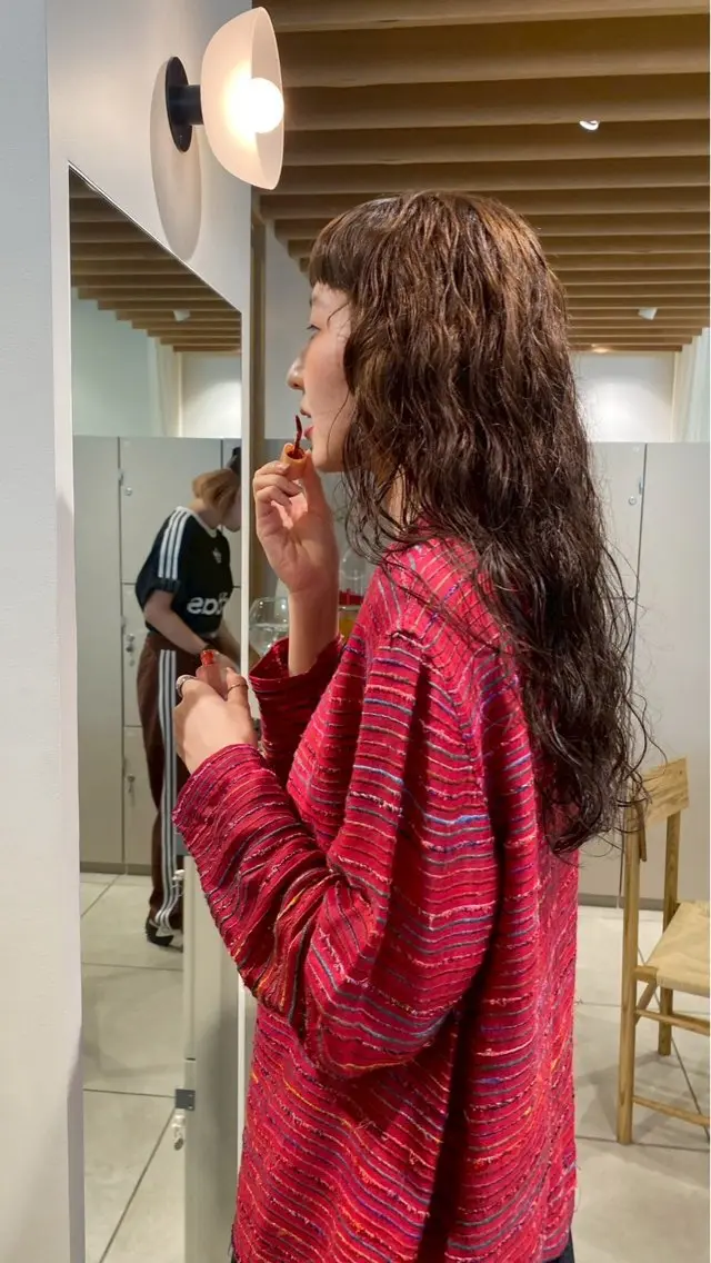 パーマ 横井 優奈のヘアスタイル