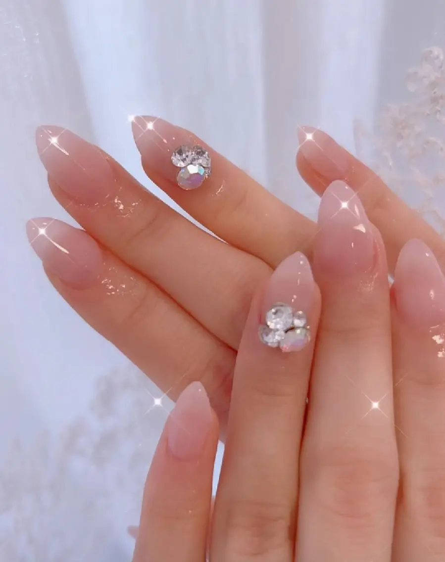 ネイル 長さ出し ジェルネイル 韓国ネイル マグネットネイル ニュアンスネイル ハンドネイル I LOVE ME NAIL.｡.:*♡のネイルデザイン