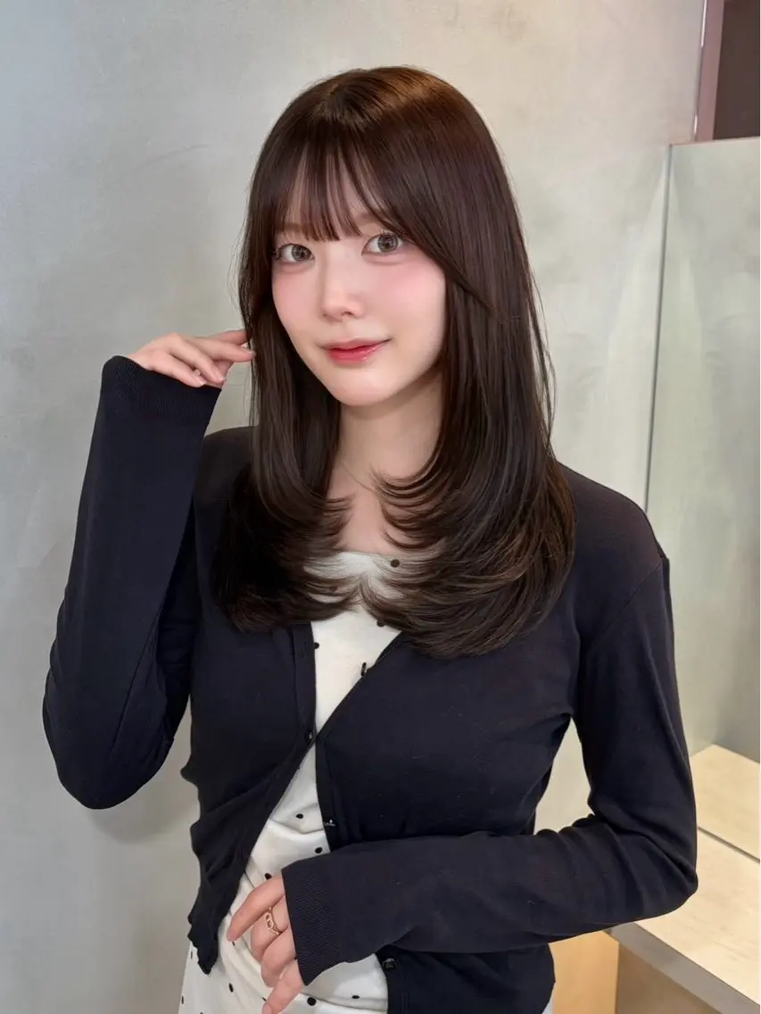 ロング カラー カット ヘアカラー トリートメント ヘアセット 大宮 縮毛矯正🩶 レイヤー 柏崎颯刀のヘアスタイル