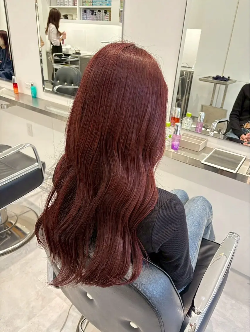 ロング カラー ヘアカラー parvemix平野 真央🎀💞のヘアスタイル