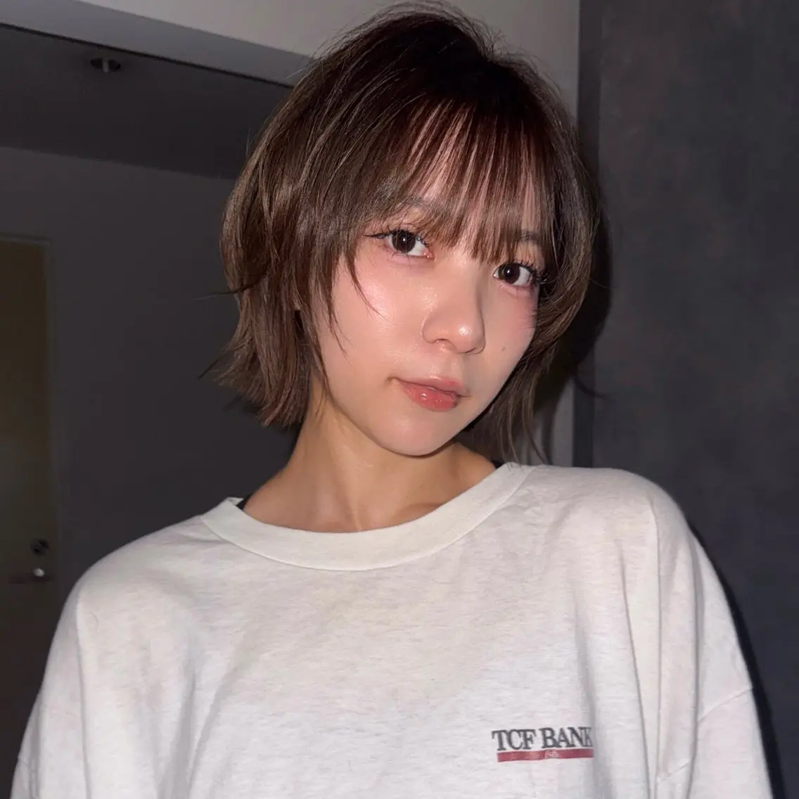 ショート ボブレイヤー ショートレイヤー ボブ レイヤーカット ショートヘア モデル募集/山田蓮/ レイヤーボブのヘアスタイル