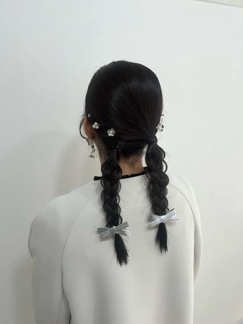 ロング ヘアアレンジ 大羅 海比のヘアスタイル