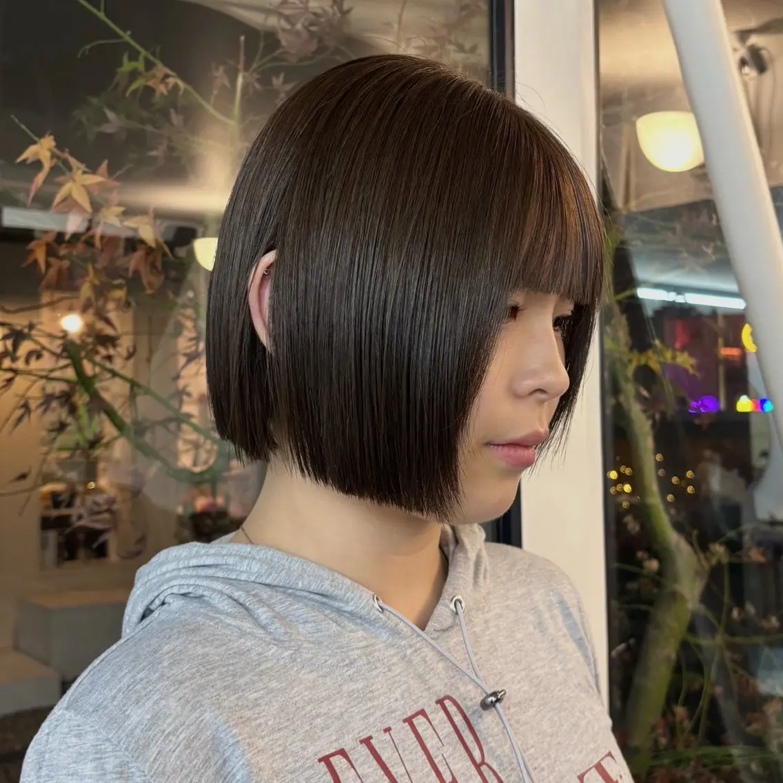 ミディアム ボブ Kazuna/原宿 /似合わせカットのヘアスタイル
