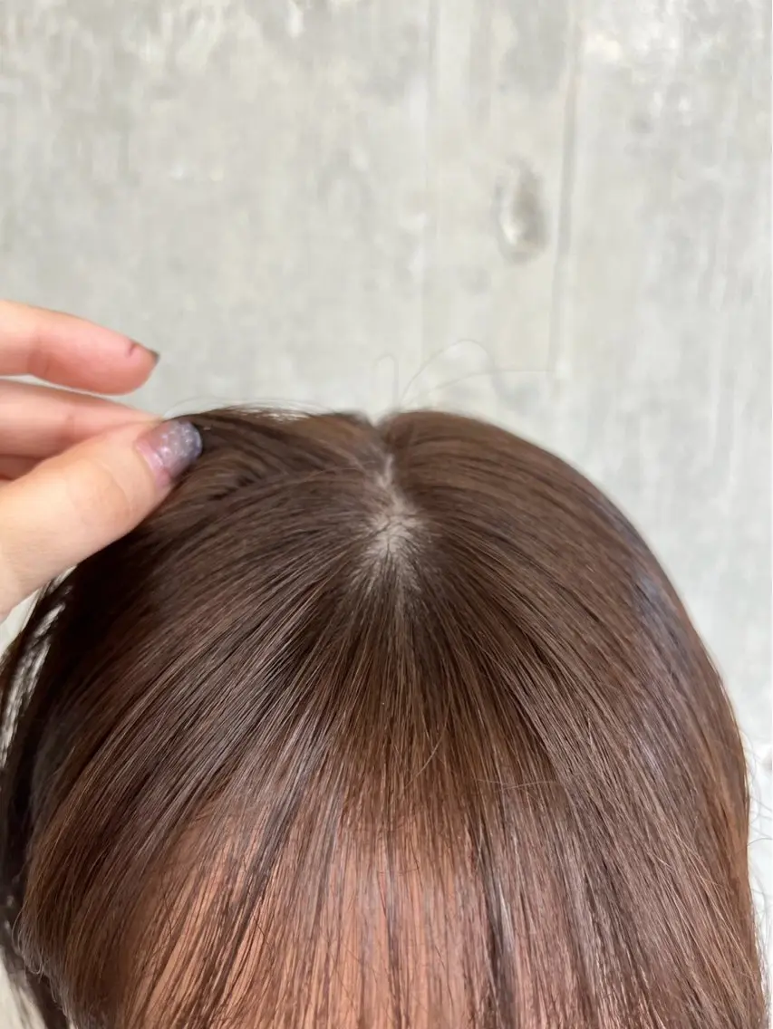 ショート カラー ヘアカラー ハイトーン・ショート 酸性ストレート/愛加のヘアスタイル