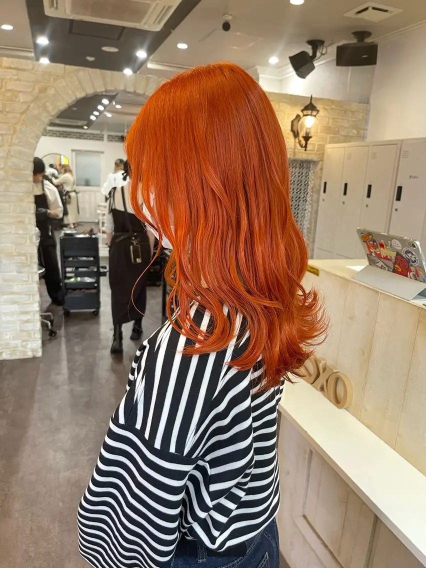 セミロング カラー🫧アレンジ 🎀REIMIのヘアスタイル
