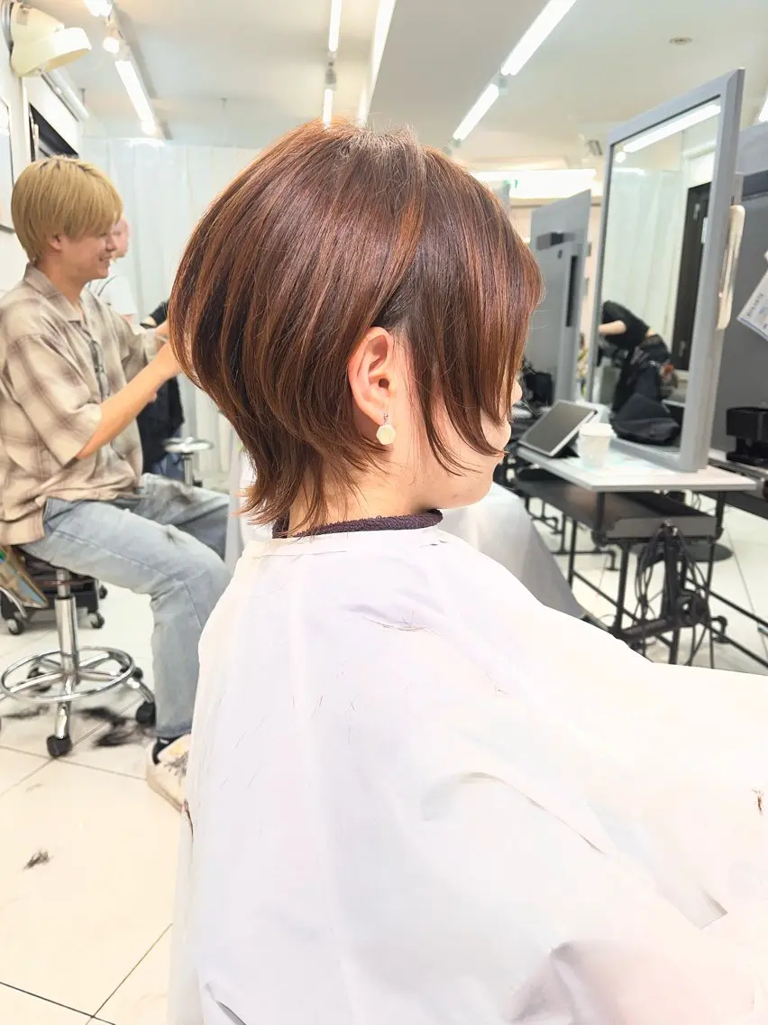 ショート 渋谷ショート、パーマ 美容師vain はるのヘアスタイル