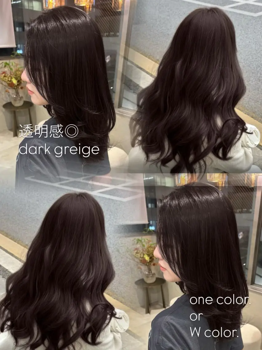 ロング カラー ベージュカラー ブリーチ ダブルカラー ラベンダーカラー ラベンダーベージュ カット ヘアカラー トリートメント 友田 那都のヘアスタイル
