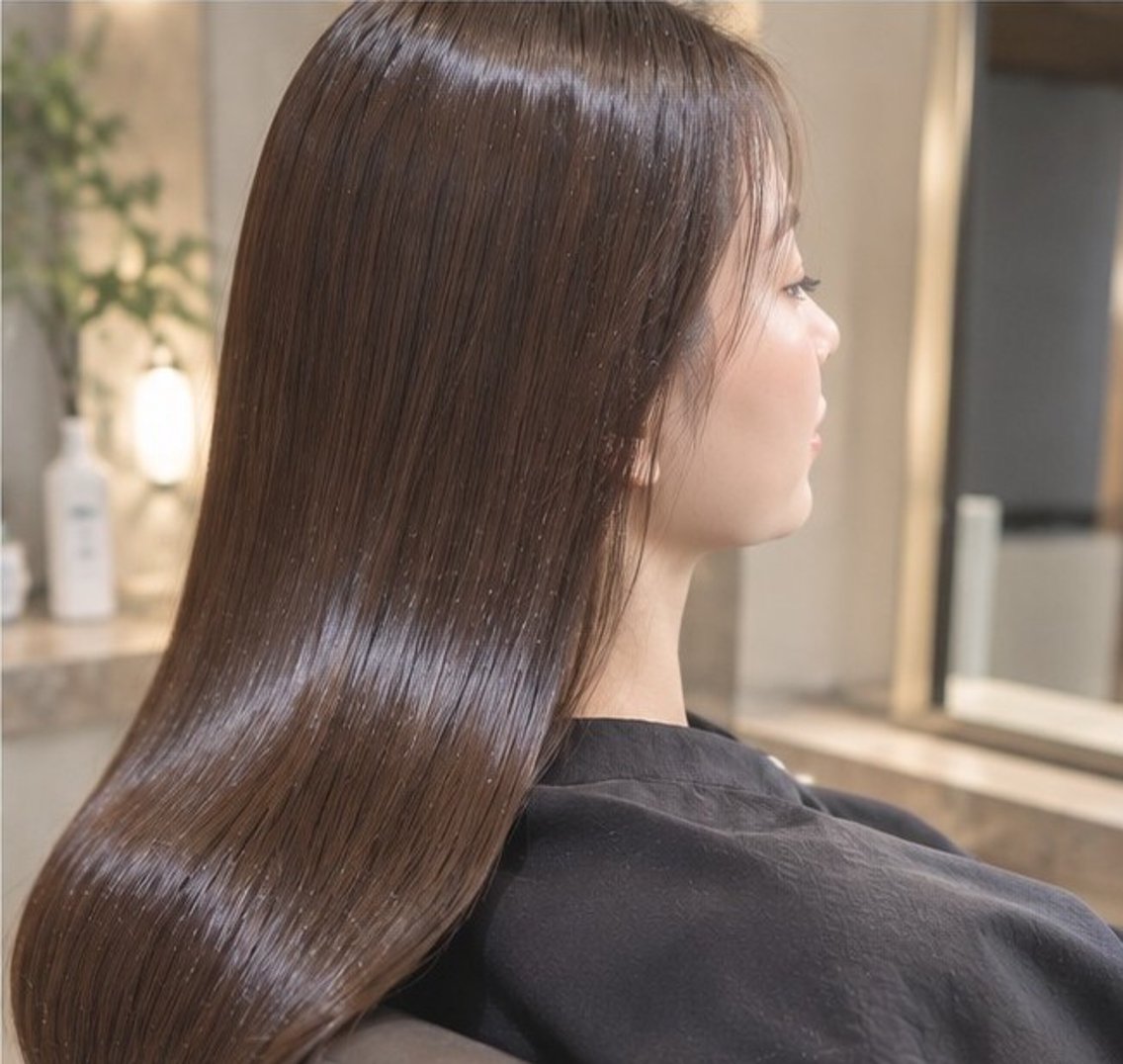 セミロング 髪質改善 トリートメント トリートメント ヘッドスパ 頭皮診断◎ スパニスト 折井のヘアスタイル