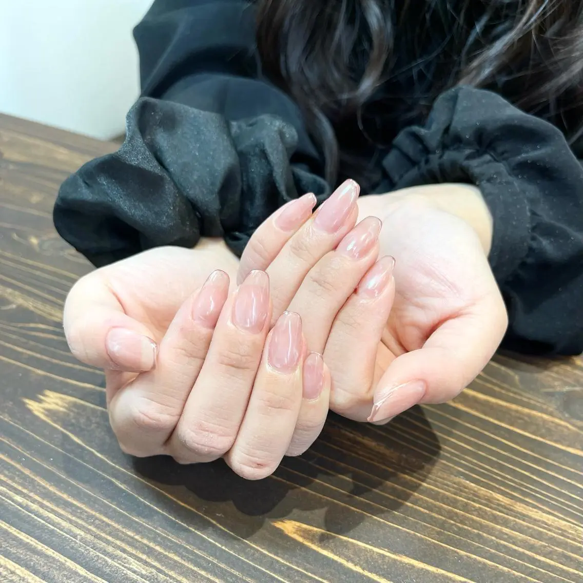 ネイル アートネイル ジェルネイル ニュアンスネイル オフィスネイル シンプルネイル ハンドネイル kinjo yuaのネイルデザイン