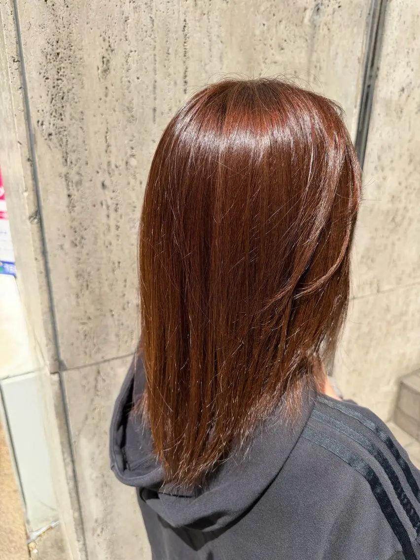ミディアム カラー ブラウンカラー 透明感カラー ヘアカラー 星 /メンズ専門のヘアスタイル