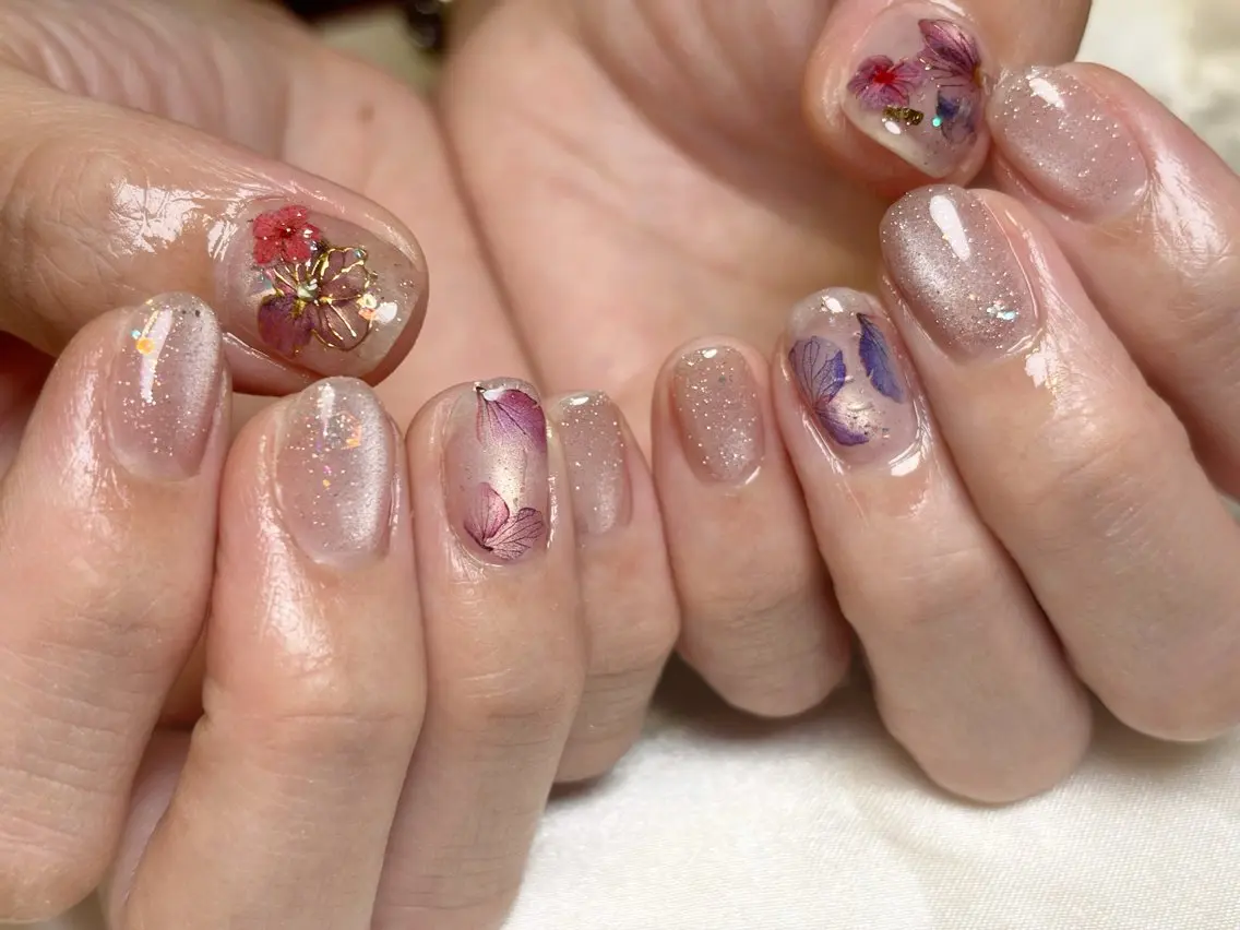 ネイル ハンドネイル ハンドケア ゆう .のネイルデザイン