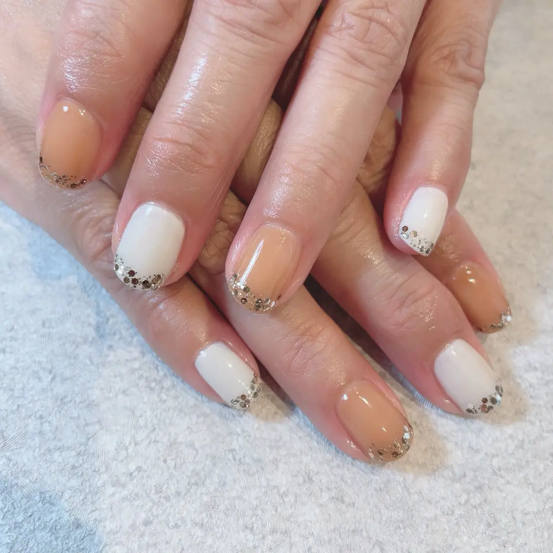 ネイル ラメ(グリッター) ワンカラーネイル NailSalon mimi.のネイルデザイン