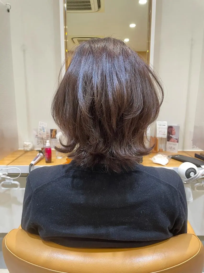 🍒グレイカラー(お白髪染め)🍒根本のみも可能‼️の写真