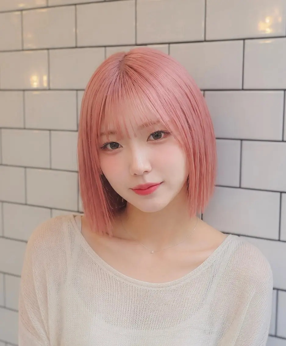 ショート カラー カット 🍒暖色カラー/ ボブ/りゅーき🍒のヘアスタイル