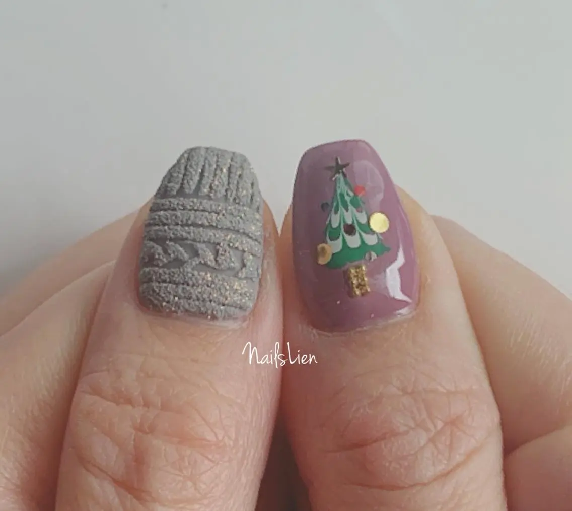 ネイル アートネイル 冬ネイル クリスマス studio e n / RiNのネイルデザイン