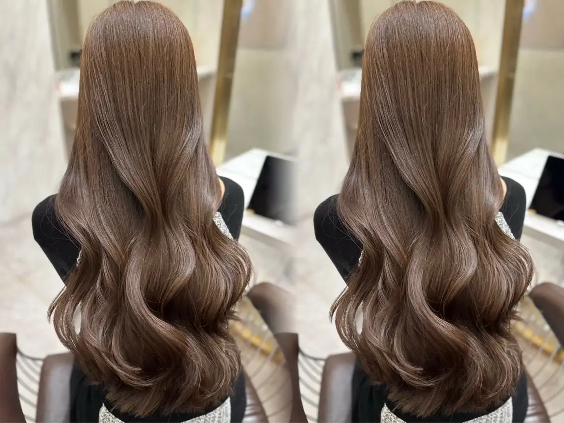 ロング ロング カット ヘアカラー トリートメント 谷川が作る熊本1🥇 レイヤーカットのヘアスタイル