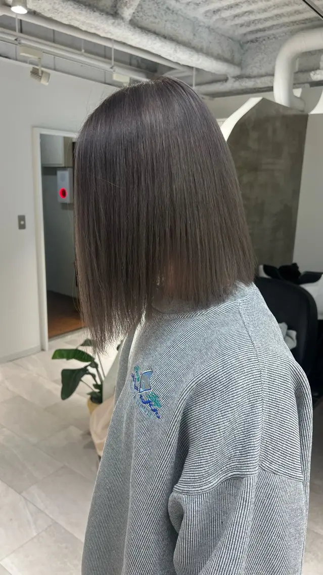 ミディアム Miyuu 『藤沢』のヘアスタイル