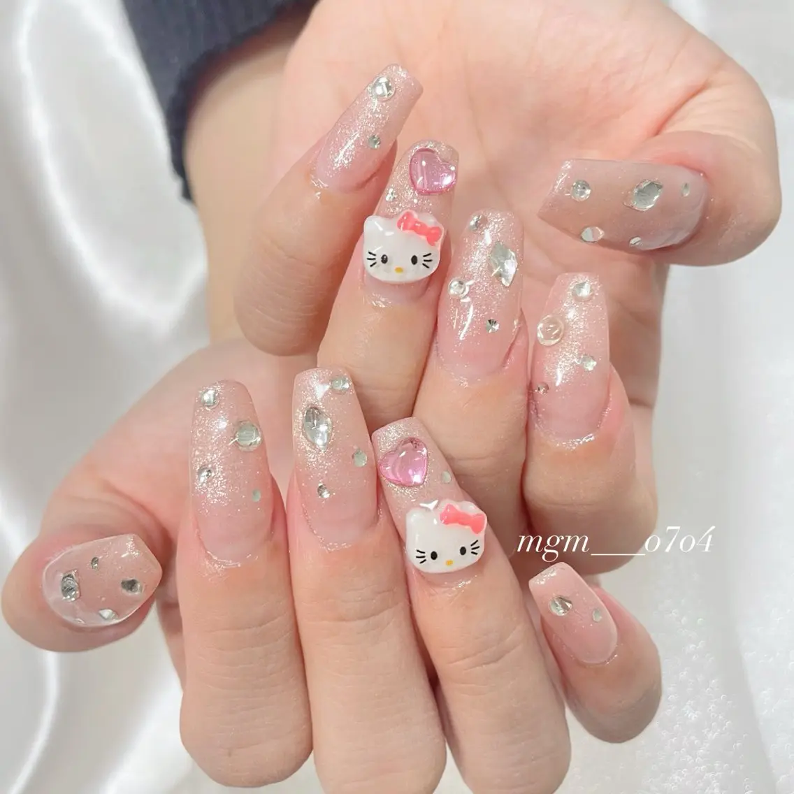 ネイル ハンドネイル ハンドケア MoON...❤︎ MeGuのネイルデザイン