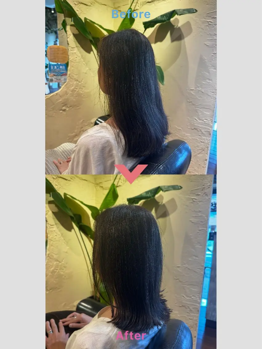ミディアム SHO ✂︎のヘアスタイル