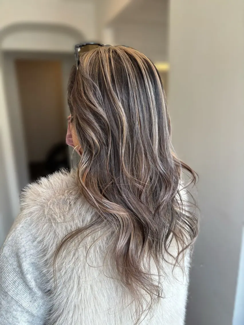 セミロング ヘアカラー トリートメント 透明感カラー🎀 tasty/makoのヘアスタイル