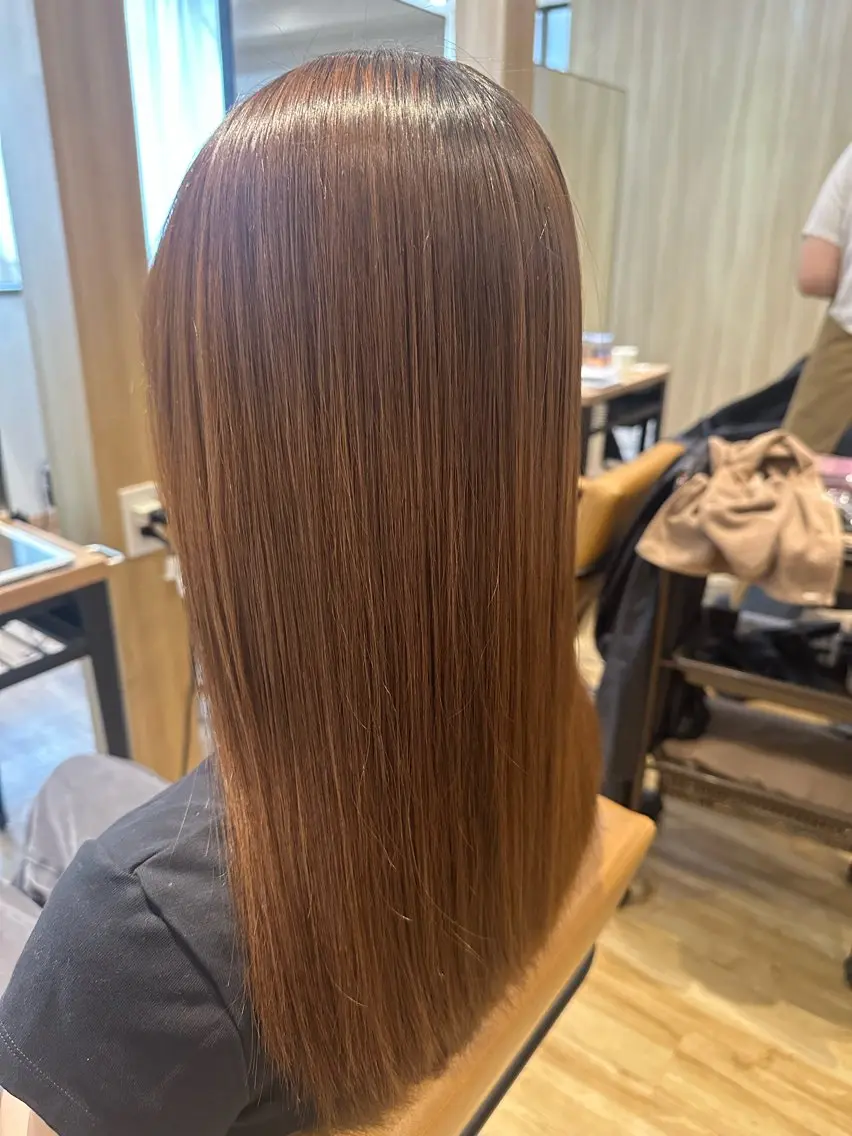 セミロング パーマ カット 縮毛矯正 トリートメント ✨✂️Nori ✂️✨のヘアスタイル