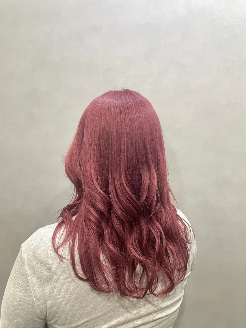 セミロング カラー ブリーチ ケアブリーチ 似合わせカット｡:* nanaka🌦️のヘアスタイル