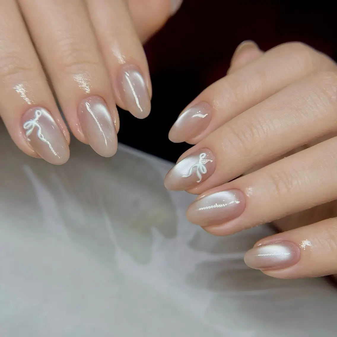 ネイル アートネイル チークネイル 韓国ネイル マグネットネイル ニュアンスネイル ハンドネイル NAILS168 新大久保店のネイルデザイン