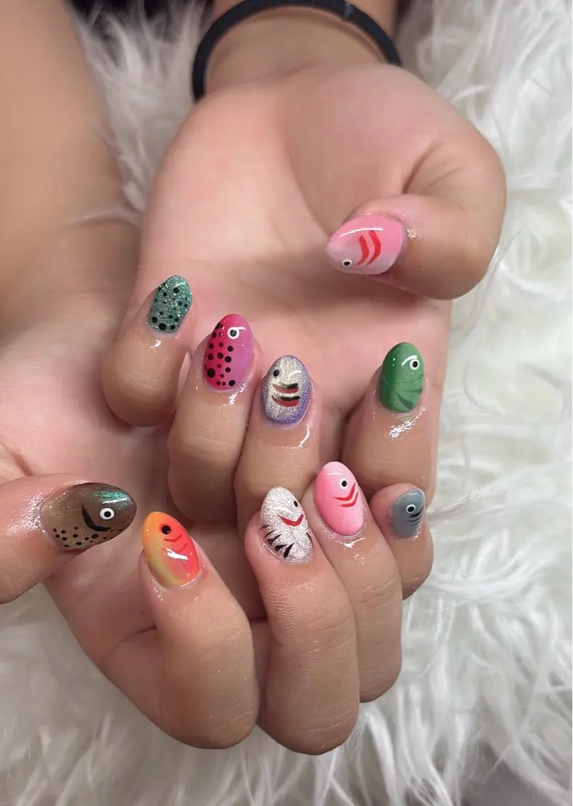 ネイル フレンチネイル グラデーション 韓国ネイル マグネットネイル ニュアンスネイル ハンドネイル nail mayのネイルデザイン