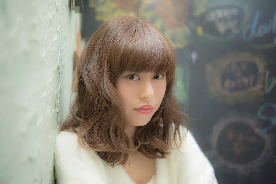 セミロング 青木 啓輔のヘアスタイル