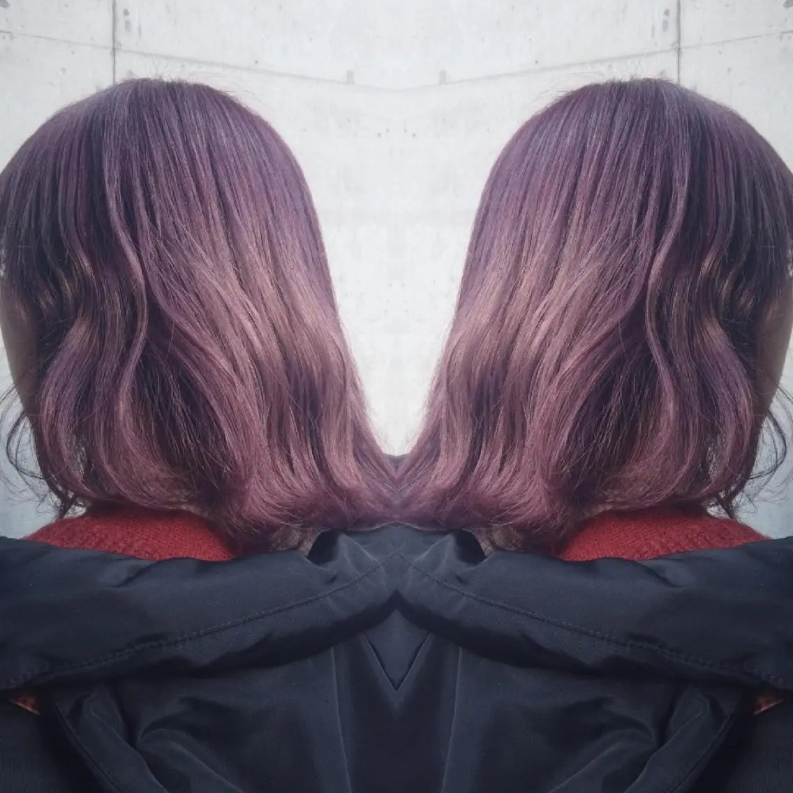 カラー ミディアム ヘアアレンジ ブリーチ ケアブリーチ カット ヘアカラー トリートメント 竹内啓太 ボブのヘアスタイル