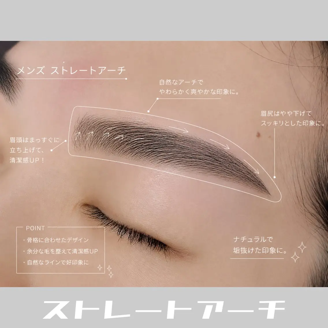 アイブロウ メンズアイブロウ カット アイブロウWAX /似合わせ眉特化の眉毛・アイブロウイメージ
