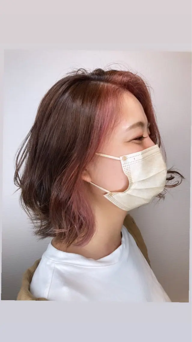 ミディアム ミストバング ☺︎宮田 麻衣☺︎のヘアスタイル