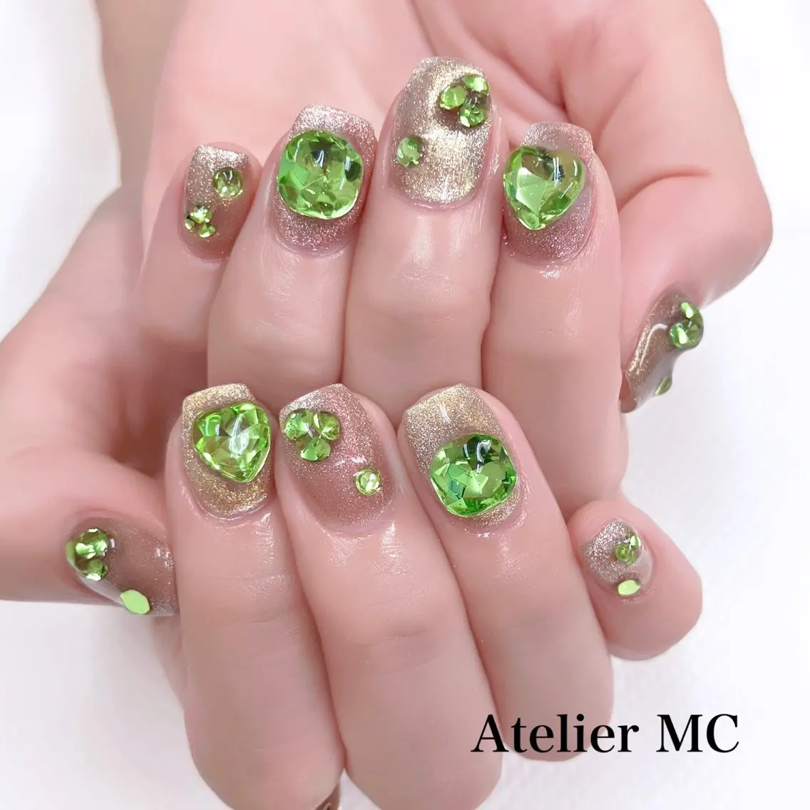 💎キラキラ大好き💎マグネットワンカラー&ストーン💎の写真