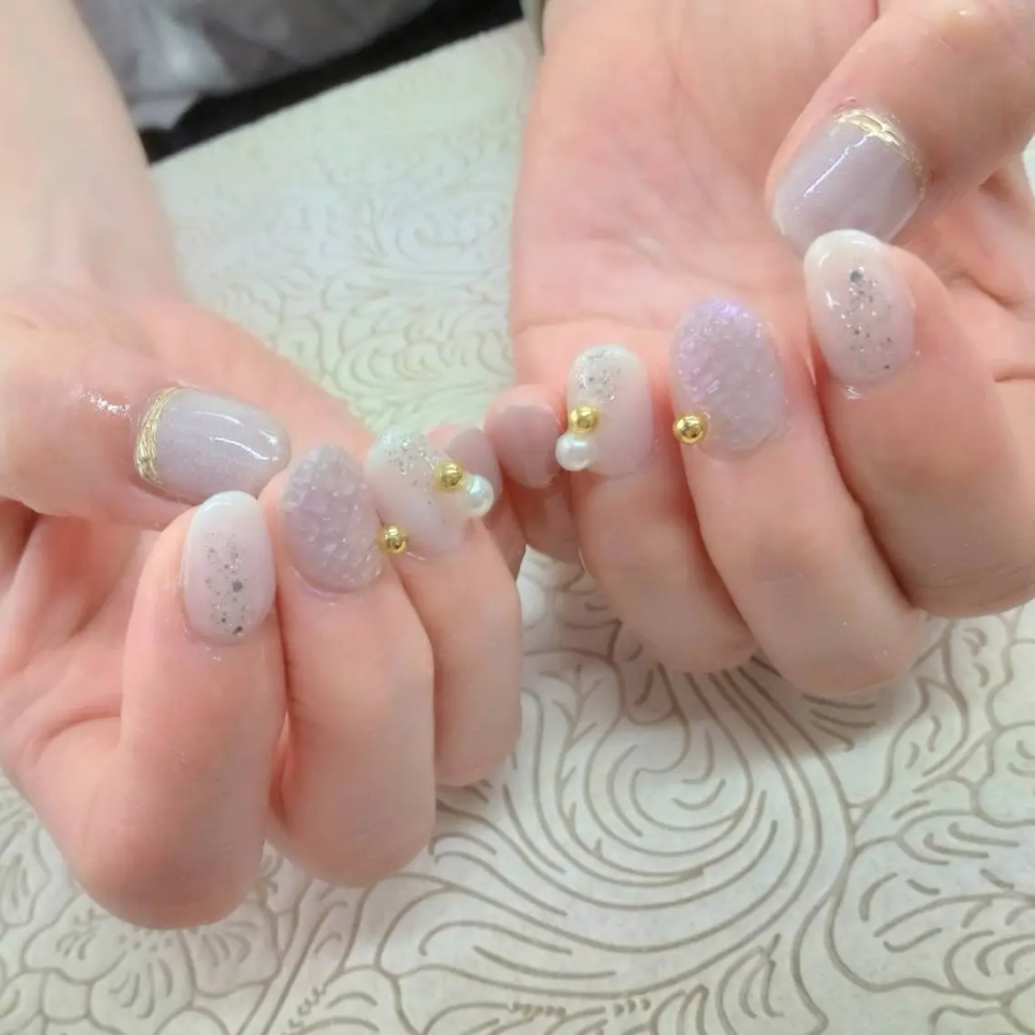 ネイル フラワーネイル precious nail roomのネイルデザイン