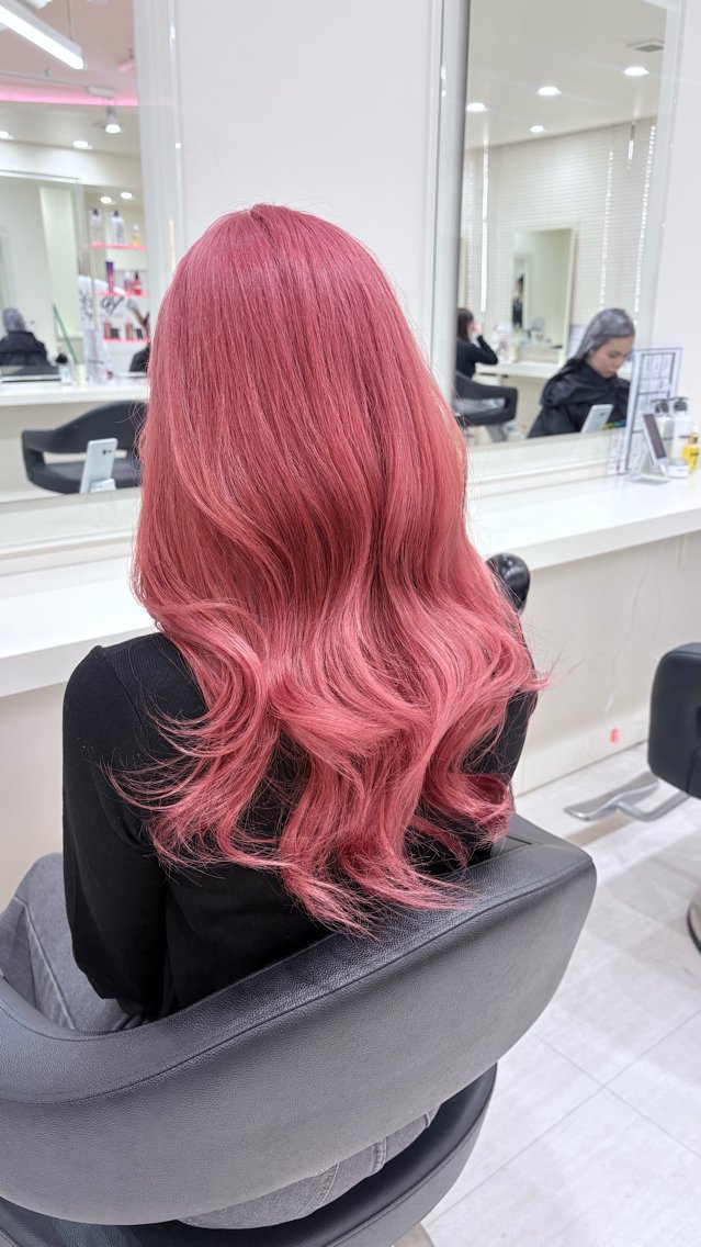 ロング カラー ヘアアレンジ ヘアカラー 💟RINNA 艶カラー💟のヘアスタイル