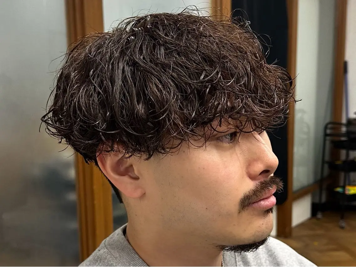 カラー パーマ メンズ カット ヘアカラー パーマ LEN/ men’s onlyのヘアスタイル