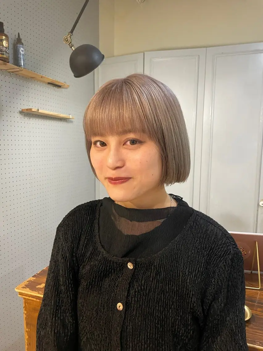 ショート カラー ヘアカラー トリートメント 🤩噂のMr.髪ポジ ティブ®️yu🤩のヘアスタイル