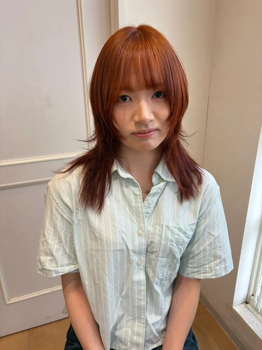 ロング カラー カット ヘアカラー トリートメント 今中紗英 /奈良市/尼ヶ辻のヘアスタイル