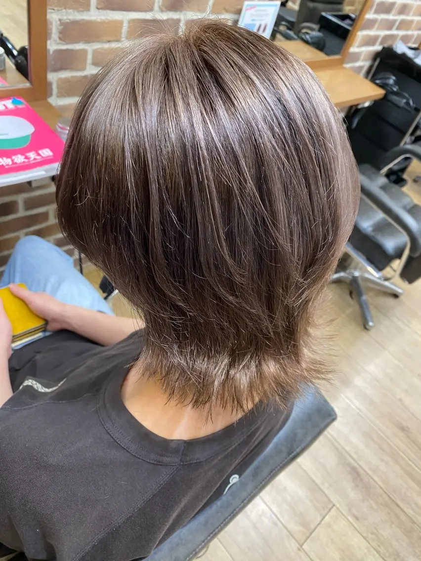 メンズカット＋カラー(ブリーチ無)＋フルカラーの写真