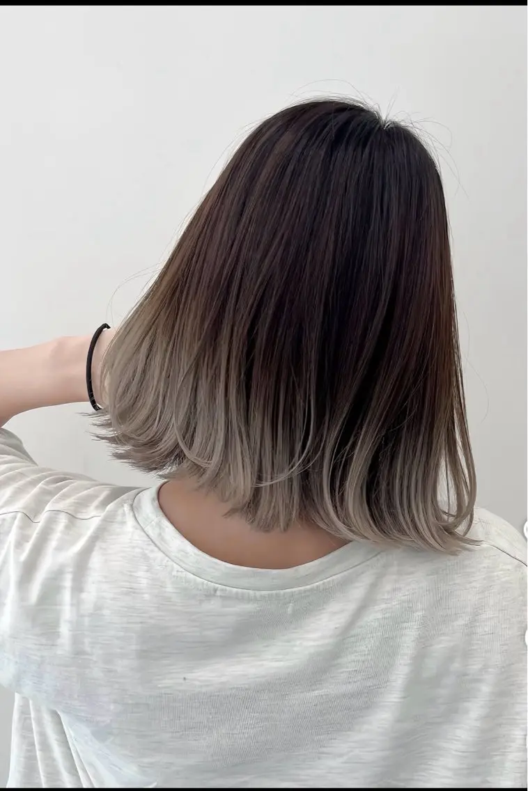 ミディアム カラー グラデーションカラー 宮嶋 蓮のヘアスタイル