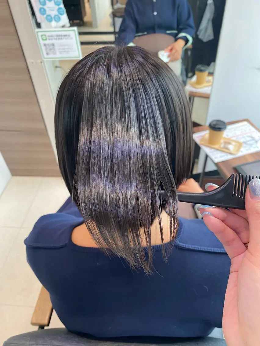 美髪縮毛矯正の写真