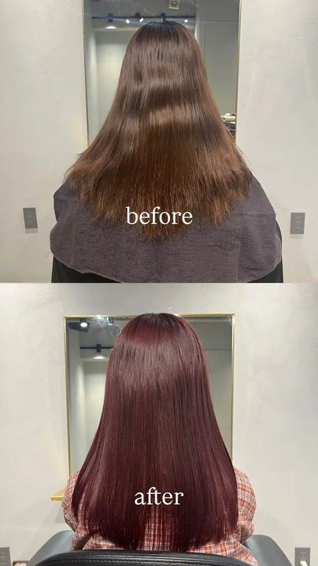 カラー ダブルカラー カット ヘアカラー 🎀持ちのいいパーマ 🎀mikihoのヘアスタイル