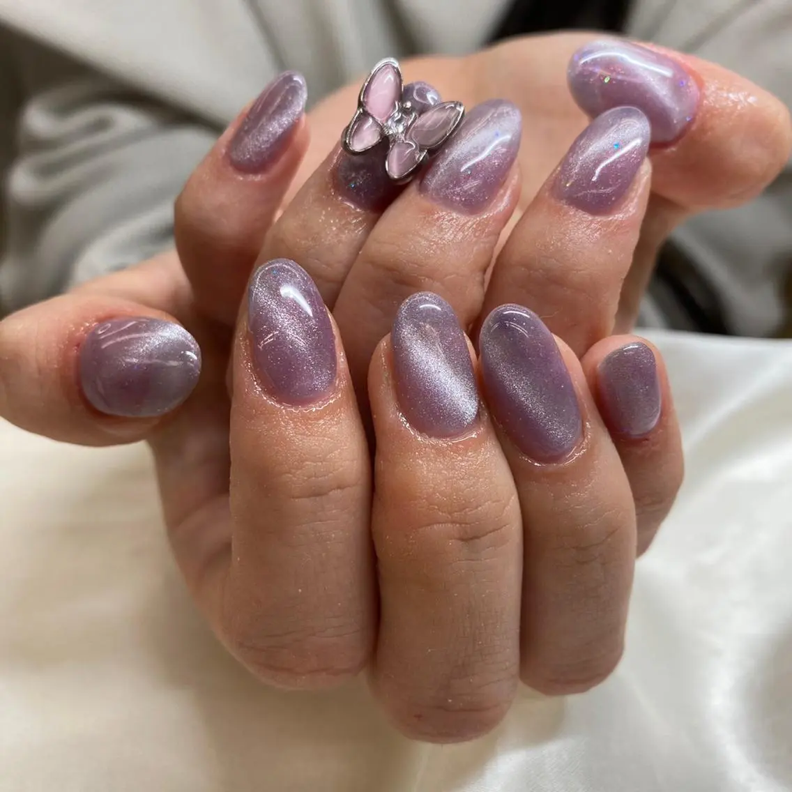 ハンド【オフ有】♡マグネットネイル♡の写真