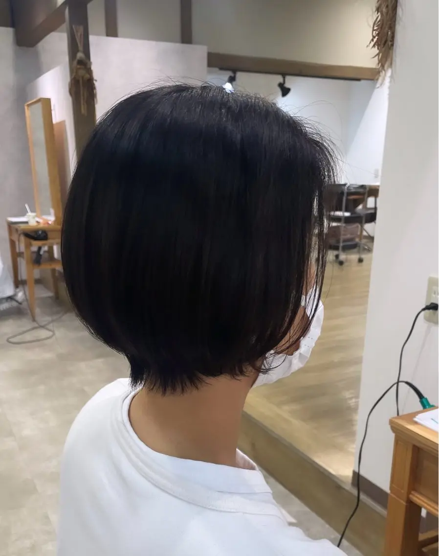 ショート ショートボブ ボブ ショートヘア 木村 真知子のヘアスタイル